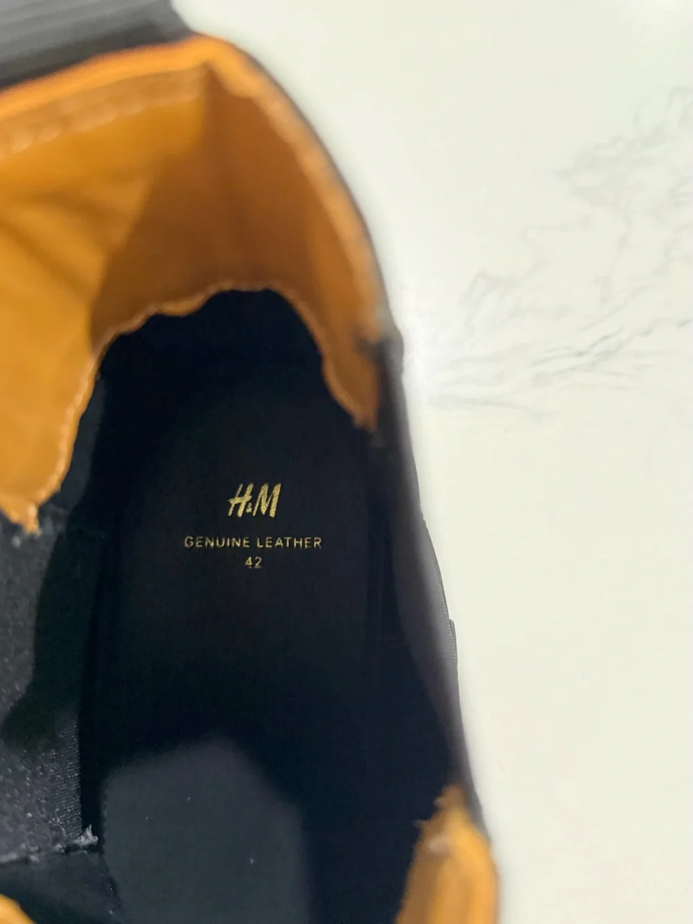 H&M Men’s Black Leather Boots